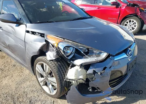 2016 Hyundai Veloster из США, поврежденный, VIN KMHTC6AD3GU298602